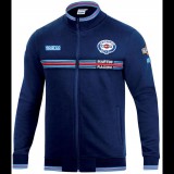 Sparco Martini Racing Cipzáras pulóver, kék, méret L (1278MRBM3L)