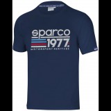 Sparco póló 1977, kék, XL-es méret (01329BM4XL)