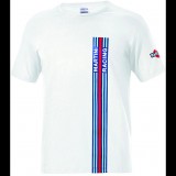 Sparco póló csíkos Martini Racing, fehér, XL-es méret (01339MRBI4XL)