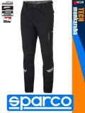 Sparco TECH BLACK KANSAS prémium technikai stretch nyári derék munkanadrág - munkaruha