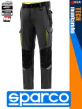 Sparco TECH GREYYELLOW OREGON prémium technikai stretch derék munkanadrág - munkaruha