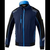 Sparco technikai softshell könnyű kabát, kék-sötétkék, XL méret (02413BMAZ4XL)