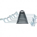 SPARTA 6-22mm csillagkulcs szett/8 db hajlított végű CrV