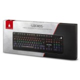 Spartan Gear Lochos Wired Mechanical Gaming Keyboard Black UK 2807580