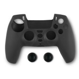 Spartan Gear Playstation 5 Silicon Skin Cover and Thumb Grips Black 072240
