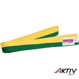 Spartan Judo öv zöld-sárga