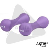 Spartan Körteformájú neoprén súlyzó 2 x 4 kg