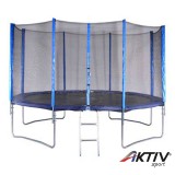 Spartan Trambulin 426 cm hálóval és létrával