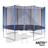 Spartan Trambulin 460 cm hálóval és létrával