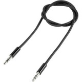 SpeaKa Professional Jack Audio Csatlakozókábel [1x Jack dugó, 3,5 mm-es - 1x Jack dugó, 3,5 mm-es] 1.00 m Fekete SuperSoft köpeny (SP-7870044) - Audió kábel