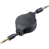 SpeaKa Professional Jack Audio Csatlakozókábel [1x Jack dugó, 3,5 mm-es - 1x Jack dugó, 3,5 mm-es] 1.10 m Fekete Csévélővel, Aranyozatt érintkező (SP-7869796)