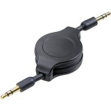SpeaKa Professional Jack Audio Csatlakozókábel [1x Jack dugó, 3,5 mm-es - 1x Jack dugó, 3,5 mm-es] 1.10 m Fekete Csévélővel, Aranyozatt érintkező (SP-7869796) - Audió kábel