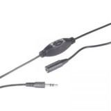 SpeaKa Professional Jack Audio Hosszabbítókábel [1x Jack dugó, 3,5 mm-es - 1x Jack alj, 3,5 mm-es] 6.00 m Fekete Hangerőszabályozó