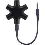 SpeaKa Professional Jack Audio Y adapter [1x Jack alj, 3,5 mm-es - 5x Jack alj, 3,5 mm-es] Fekete (SP-7870556)