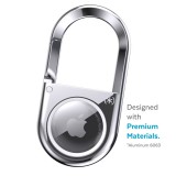 Speck Presidio Carabiner - Apple AirTag aluminum karabiner - ezüst