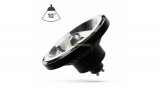 SpectrumLED AR111/ES111 GU10 230V 15W 10° természetes fehér szpot, fekete WOJ14144