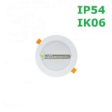 SpectrumLED DURE 3 IP54 IK06 12W 1100 lumen kerek LED mennyezeti lámpa, mélysugárzó melegfehér 2évG SLI043007WW_PW