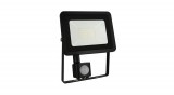 SpectrumLED NOCTIS LUX 2 IP44 30W/230V fekete mozgásérzékelős LED reflektor melegfehér 2évG