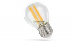 SpectrumLED Premium Clear COG 4W=41W E27 LED kisgömb izzó, melegfehér 2évG WOJ14072