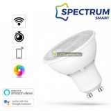 SpectrumLED Smart 4,5W szabályozható, CCT, RGBW, wifis, bluetooth okos GU10 LED szpot WOJ16823