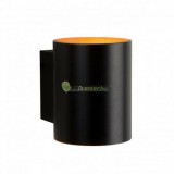 SpectrumLED SQUALLA tuba fali lámpatest, fekete-arany, G9/230V SLIP006004