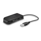 Speedlink SL-140005-BK Snappy Evo fekete aktív 7 portos USB 2.0 hub (SL-140005-BK)