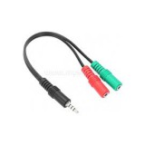 Speedlink SL-170302-BK fekete fejhallgató jack HQ adapter (SL-170302-BK)