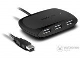 Speedlink SNAPPY SL-140011-BK 4 portos USB 2.0 passzív Hub, fekete