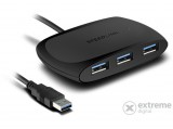 Speedlink SNAPPY SLIM 4 portos USB 3.0 aktív Hub, fekete
