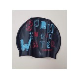 SPEEDO JUNIOR SLOGAN PRINT úszósapka fekete