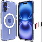 Spigen 277027 Ultra Hybrid T MagSafe iPhone 16 White, Mobiltelefon tok (8809971239042-ACS09073)