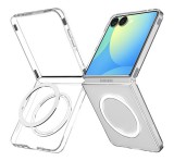 SPIGEN AIRSKIN szilikon telefonvédő (ütésállóság, karbon minta, MagSafe) FEHÉR Samsung Galaxy Z Flip7 (SM-F766)