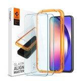 Spigen AlignMaster Glas.tR Samsung Galaxy A54 5G Tempered kijelzővédő fólia (2db)