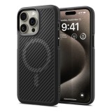 Spigen Apple iPhone 15 Pro Max core armor mag  védő (közepesen ütésálló, kamera védelem, csíkos minta, magsafe) fekete