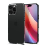 Spigen Apple iPhone 16 Pro crystal flex szilikon telefonvédő (ütésállóság, légpárnás sarok) sötétszürke
