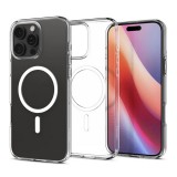 Spigen Apple iPhone 16 Pro liquid crystal magsafe szilikon telefonvédő (ütésállóság, légpárnás sarok, magsafe) átlátszó