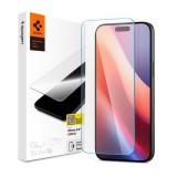 Spigen Apple iPhone 16 Pro Max tr slim hd képernyővédő üveg (2.5d, tok barát, ultravékony, 0.2mm, 9h) átlátszó