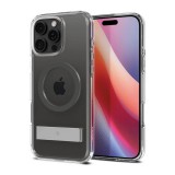 Spigen Apple iPhone 16 Pro ultra hybrid s műanyag védő (ütésállóság, légpárnás keret, kitámasztó, magsafe) sötétszürke