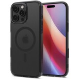 Spigen Apple iPhone 16 Pro ultra hybrid t mag műanyag telefonvédő (ütésállóság, légpárnás keret, magsafe) fekete