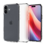 Spigen Apple iPhone 16 ultra hybrid műanyag telefonvédő (ütésállóság, légpárnás keret, matt) átlátszó