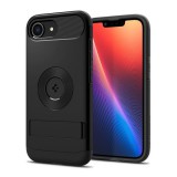 Spigen Apple iPhone 16e Spigen slim armor mag szilikon védő (műanyag hátlap, ütésálló, légpárnás sarok, magsafe) fekete