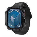 Spigen Apple Watch Series 10 46mm rugged armor műanyag óra keret (ütésállóság) fekete