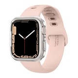 Spigen Apple Watch Series 7 41mm liquid crystal szilikon óra keret (közepesen ütésálló, 061cs24483 utódja) átlátszó