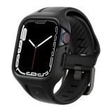 Spigen Apple Watch Series 8 41mm liquid air pro szilikon óra keret (szilikon szíj, közepesen ütésálló) fekete