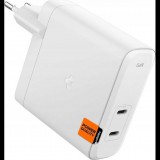 SPIGEN ARCSTATION PRO Hálózati Töltő 2 Type-C Aljzat 140 W, PD Gyorstöltő 3.0, Fehér (8809896743815-ACH06033)