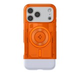SPIGEN CLASSIC C1 szilikon telefonvédő (ütésállóság, légpárnás sarok, MagSafe) NARANCS Apple iPhone 17 Pro
