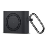 SPIGEN CLASSIC SHUFFLE szilikon tok (karabiner) FEKETE Apple AirPods Pro
