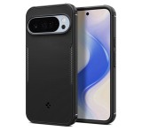 SPIGEN CORE ARMOR MAG szilikon telefonvédő (ütésállóság, kameravédő, érdes felület, MagSafe) FEKETE Google Pixel 10 Pro XL