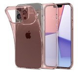 Spigen Crystal Flex Apple iPhone 13 Pro Max rózsaszín-átlátszó tok