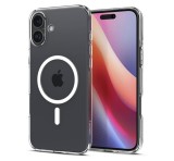 SPIGEN CRYSTAL FLEX MAGSAFE szilikon telefonvédő (ütésállóság, légpárnás sarok, MagSafe) ÁTLÁTSZÓ Apple iPhone 16 5G
